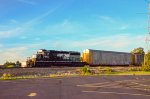 NS SD40-2 Locomotive in the yard